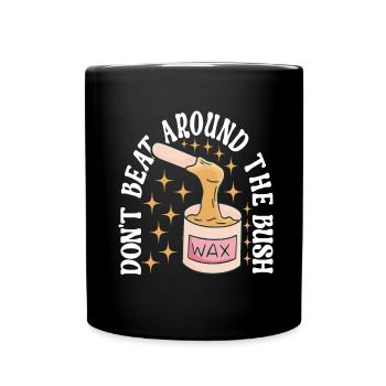 Kosmetikerin Kosmetik - Tasse einfarbig - Schwarz - Vorne