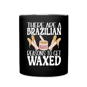 Beautician Cosmetics - Full Colour Mug - black - Front