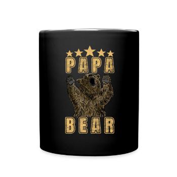 Vatertag Vater Vatertagsgeschenk - Tasse einfarbig - Schwarz - Vorne
