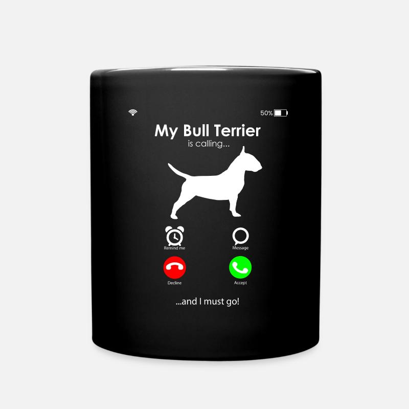 Bullterrier Bull Terrier - Mug uni - noir
