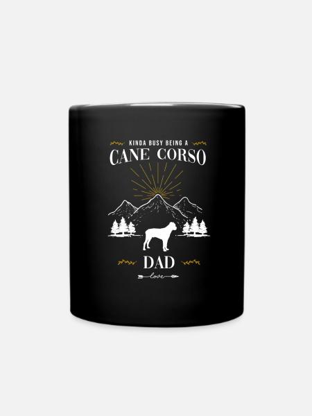 Cane Corso - Tasse einfarbig - Schwarz