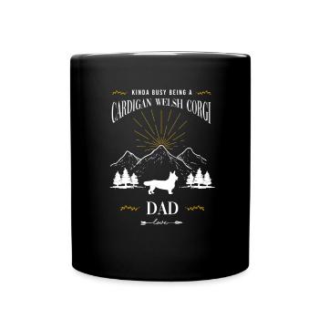 Cardigan Welsh Corgi - Mug uni - noir - Devant
