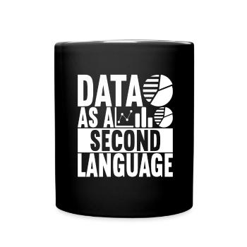 Analyste de données Data Scientist - Mug uni - noir - Devant