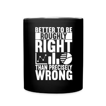 Analyste de données Data Scientist - Mug uni - noir - Devant