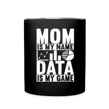 Analyste de données Data Scientist - Mug uni - noir - Devant
