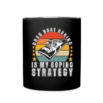 Course de dragsters - Mug uni - noir - Devant