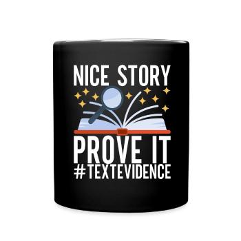 Professeur d’anglais Englisch Lehrer - Mug uni - noir - Devant