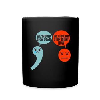 Professeur d’anglais Englisch Lehrer - Mug uni - noir - Devant