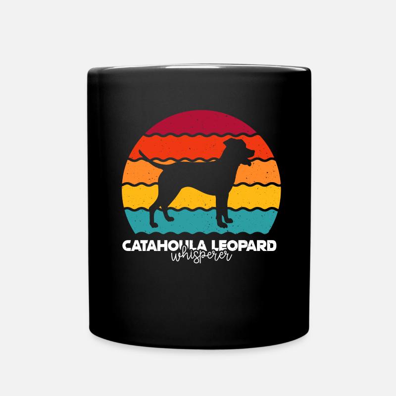 Louisiana Catahoula Leopard Dog - Tasse einfarbig - Schwarz