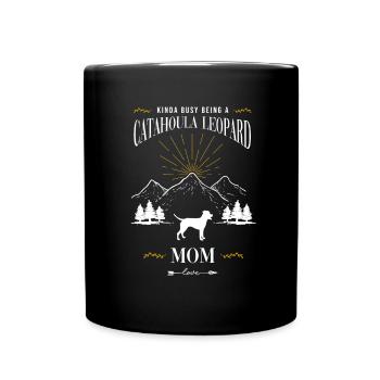 Louisiane Catahoula Leopard Dog - Mug uni - noir - Devant