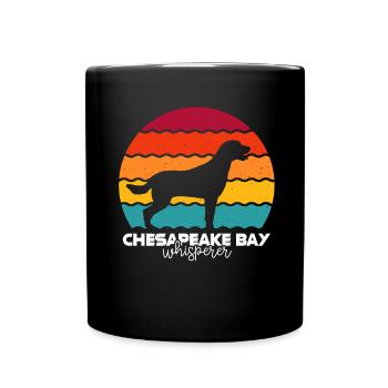 Chesapeake Bay Retriever - Tasse einfarbig - Schwarz - Vorne