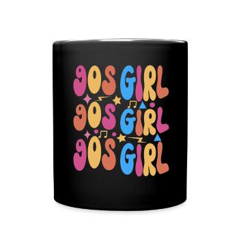 90s 90s 90s Party - Full Colour Mug - black - Front