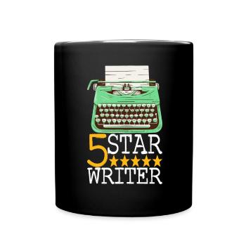Autor Schreiber Schriftsteller - Tasse einfarbig - Schwarz - Vorne