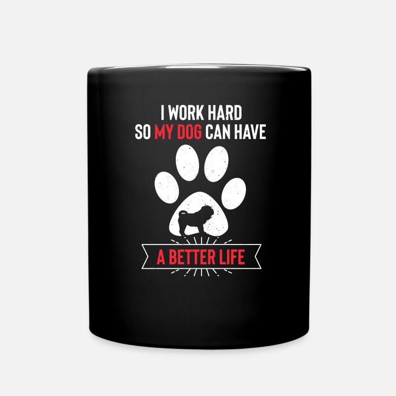 Shar Pei - Tasse einfarbig - Schwarz