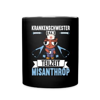 Infirmière infirmière - Mug uni - noir - Devant