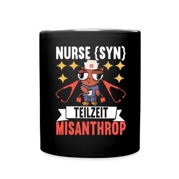 Infirmière infirmière - Mug uni - noir - Devant
