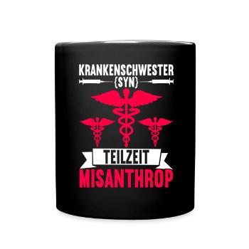 Infirmière infirmière - Mug uni - noir - Devant