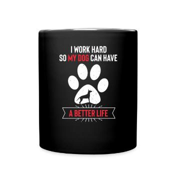 Cirneco dell Etna - Full Colour Mug - black - Front