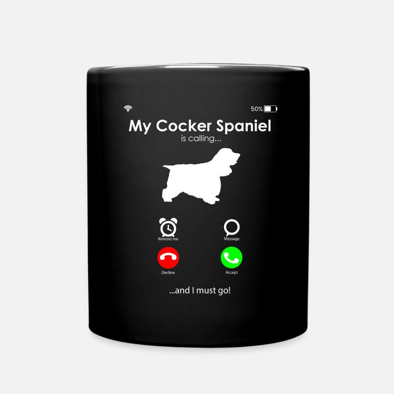 Cocker Spaniel - Mug uni - noir