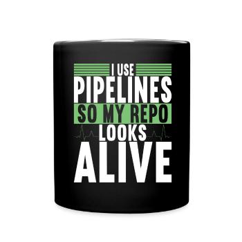 Programmer Computer Scientist - Full Colour Mug - black - Front