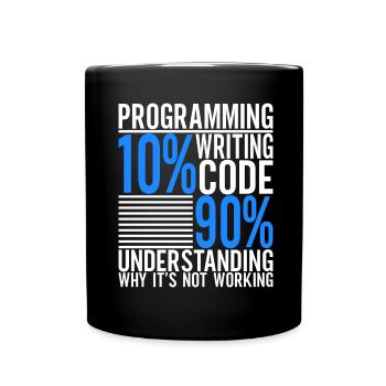 Programmeur Informaticien - Mug uni - noir - Devant