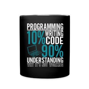 Programmeur Informaticien - Mug uni - noir - Devant
