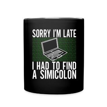 Programmer Computer Scientist - Full Colour Mug - black - Front