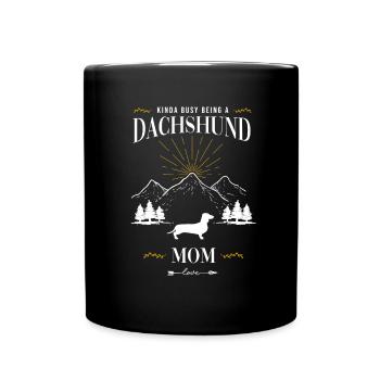 Teckel - Mug uni - noir - Devant
