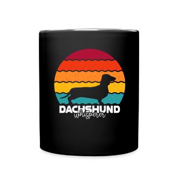 Teckel - Mug uni - noir - Devant