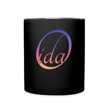 Oida - Tasse einfarbig - Schwarz - Vorne