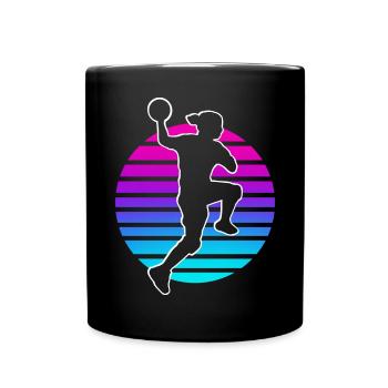 Handball Handball Player Women Handball - Full Colour Mug - black - Front