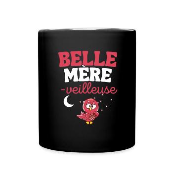 Cadeau Belle Mère insomniaque Noel Anniversaire - Mug uni - noir - Devant