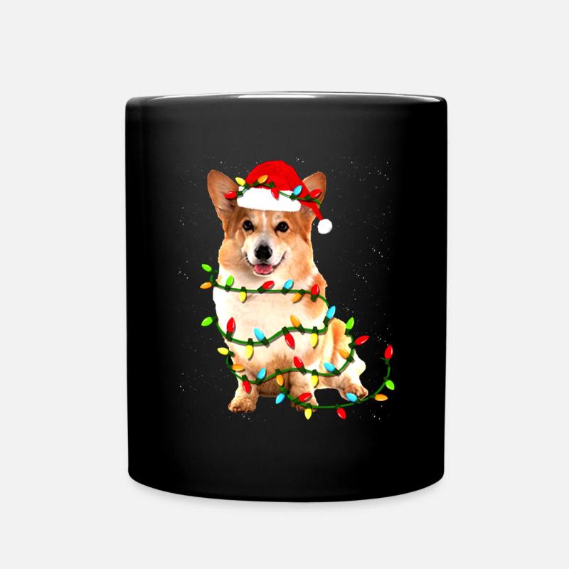Corgi - Tasse einfarbig - Schwarz