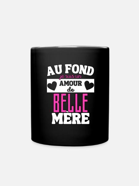 Cadeau Belle Mère Noel Anniversaire - Mug uni - noir