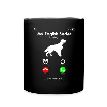 Deutsch Setter - Mug uni - noir - Devant