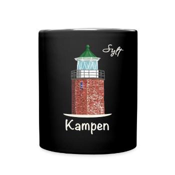 Kampen, Île de Sylt, Allemagne - Mug uni - noir - Devant
