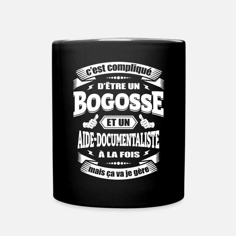 BOGOSSE ET AIDE-DOCUMENTALISTE - Mug uni - noir