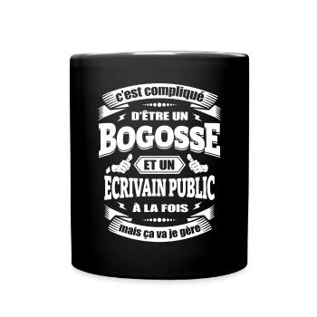 BOGOSSE ET ECRIVAIN PUBLIC - Mug uni - noir - Devant