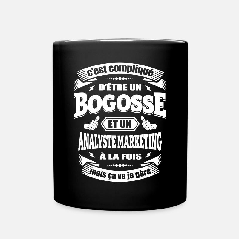BOGOSSE ET ANALYSTE MARKETING - Mug uni - noir