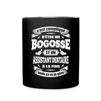 BOGOSSE ET ASSISTANT DENTAIRE - Mug uni - noir - Devant