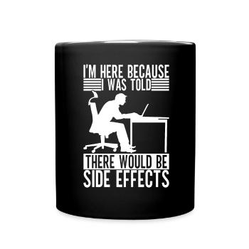 Programmierer Informatiker - Tasse einfarbig - Schwarz - Vorne