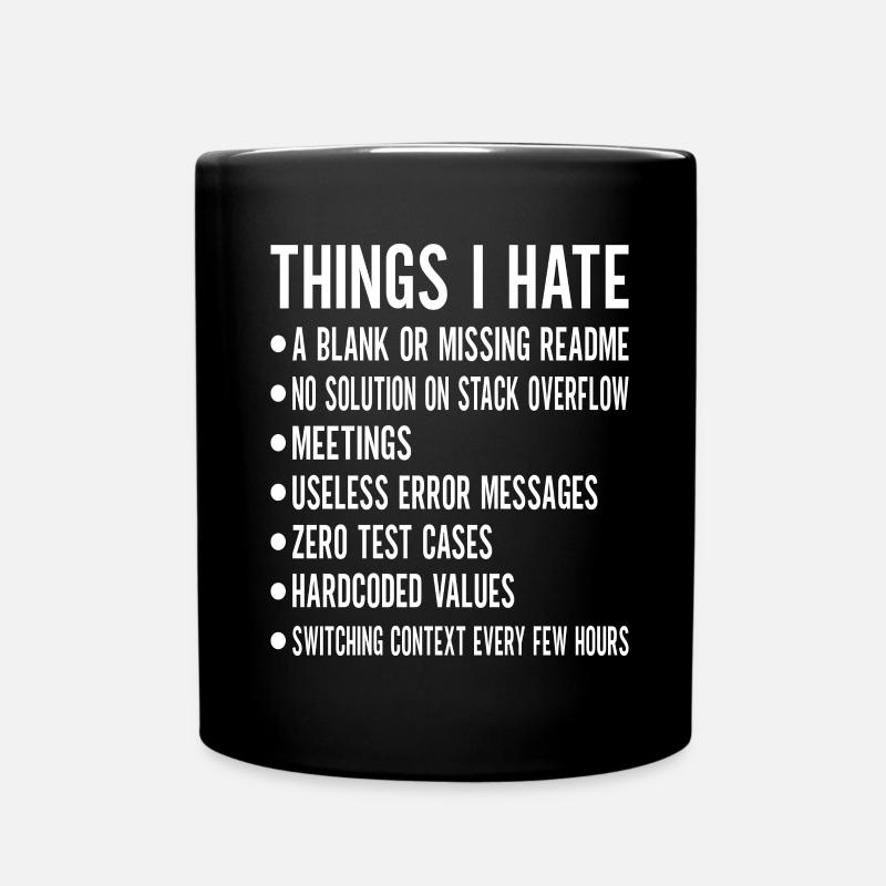 Programmeur Informaticien - Mug uni - noir