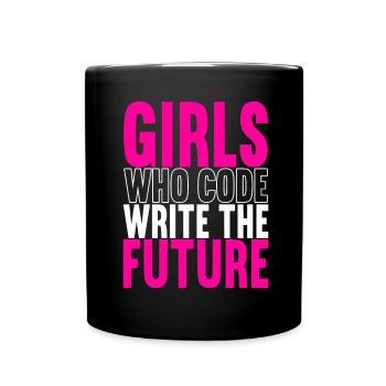 Programmierer Informatiker - Tasse einfarbig - Schwarz - Vorne