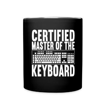 Programmierer Informatiker - Tasse einfarbig - Schwarz - Vorne