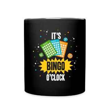 C’est Bingo O’clock Funny Bingo - Mug uni - noir - Devant