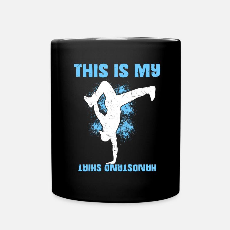 Das ist mein Handstand Cool - Tasse einfarbig - Schwarz