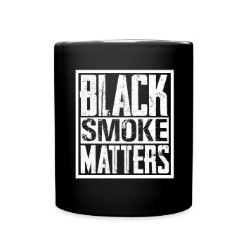 Black Smoke Matters Diesel Rolling Coal Drôle - Mug uni - noir - Devant