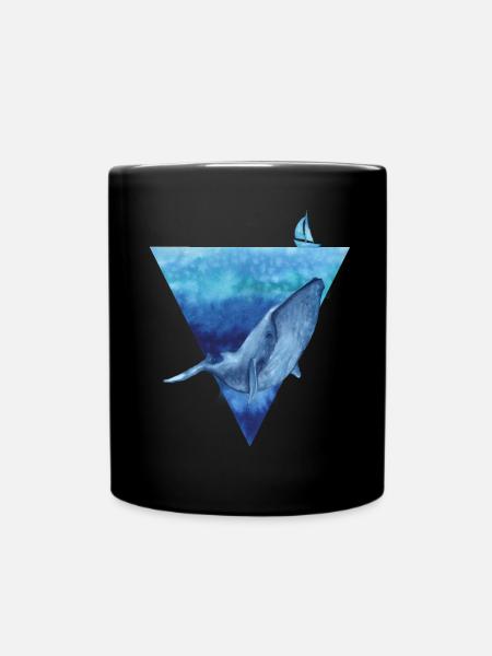 Save the Planet / Save the Whales Forest Environment - Mug uni - noir