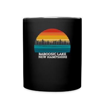 Baboosic Lake New Hampshire - Full Colour Mug - black - Front
