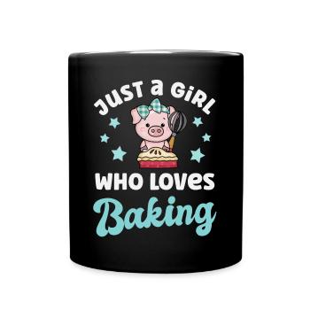 Boulanger de cuisson - Mug uni - noir - Devant